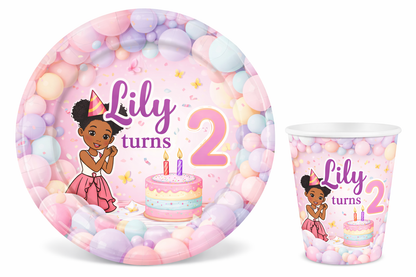 Birthday Plates & Cups