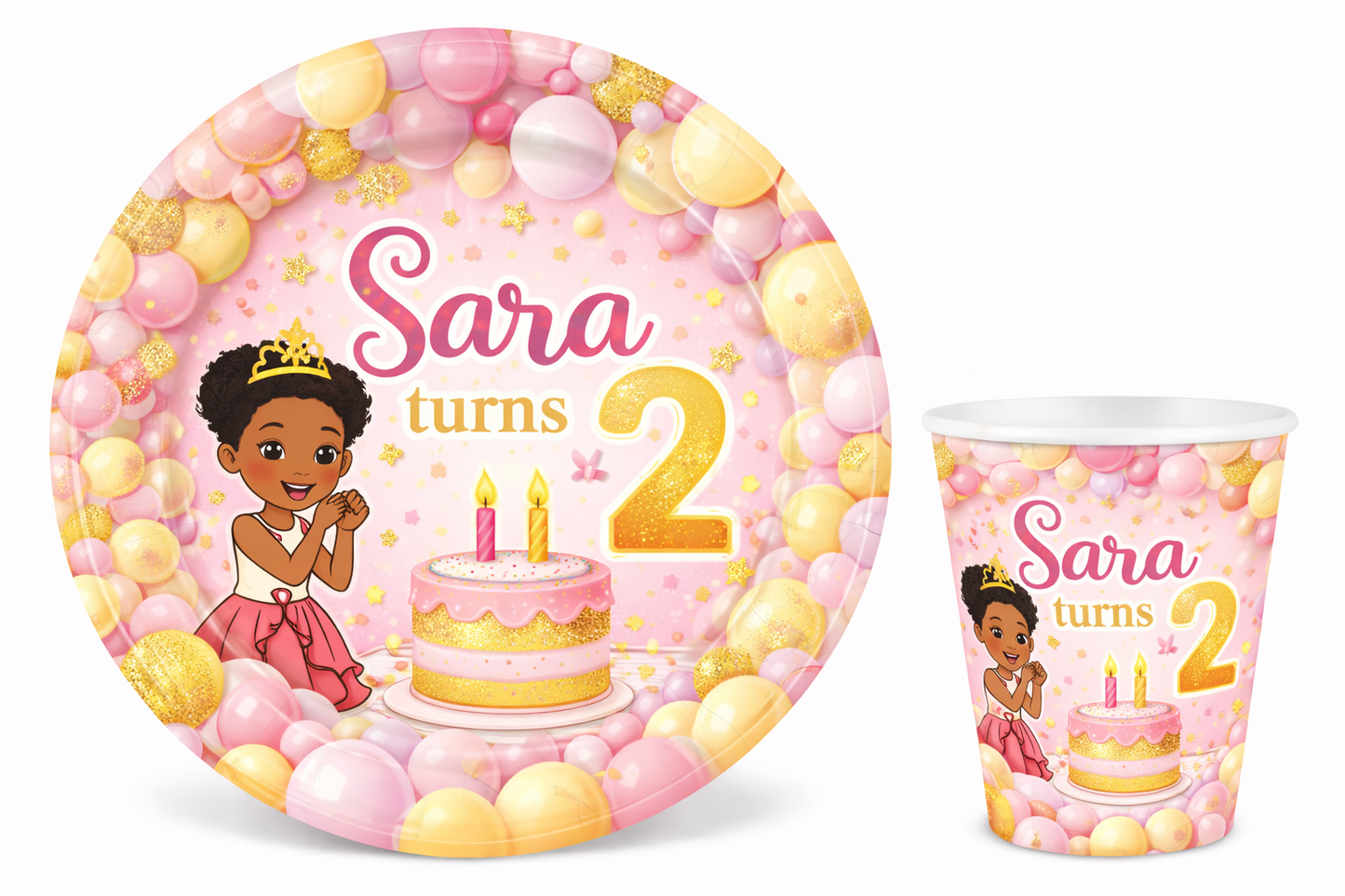 Birthday Plates & Cups