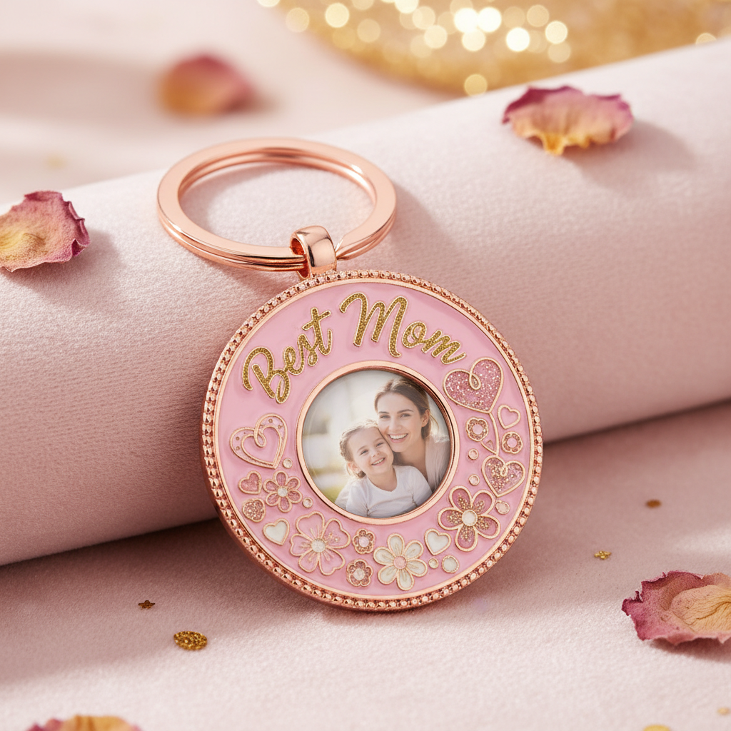 Best Mom Keychain