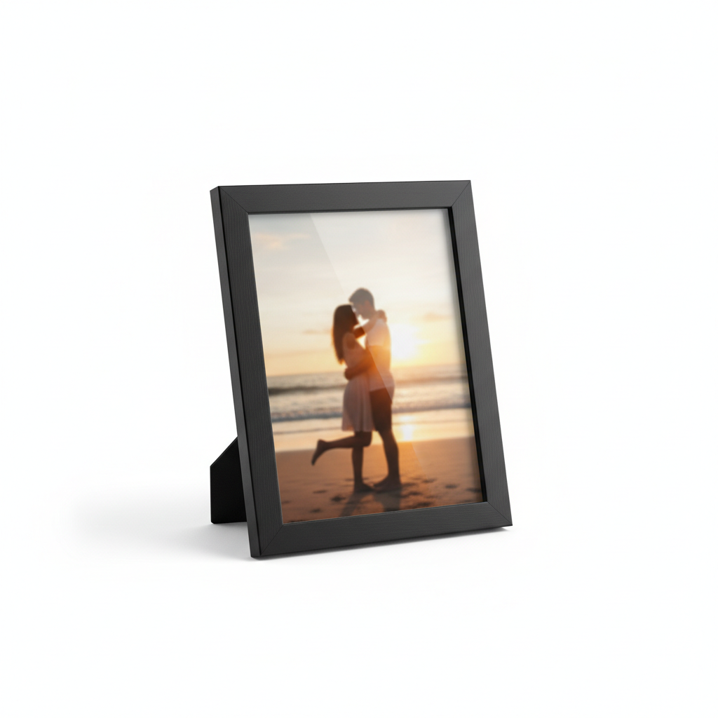 Black Couple Photo Frame