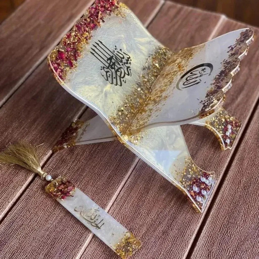 Handmade Resin Quran Stand