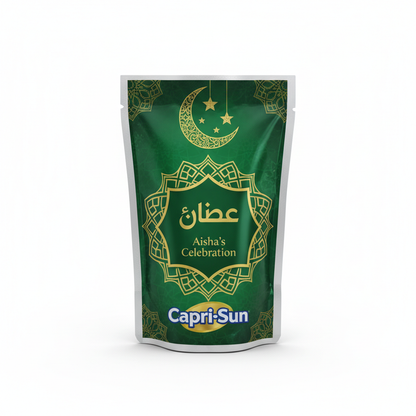 Holiday Celebration Capri-Sun Label