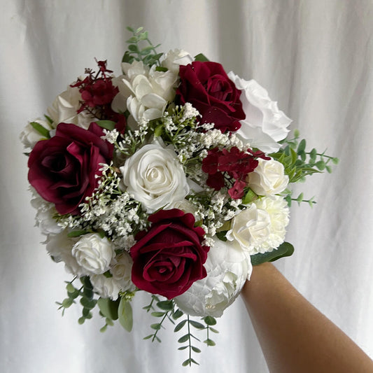 Artificial Rose Flowers – Red & Pink (Home Décor & Gift)
