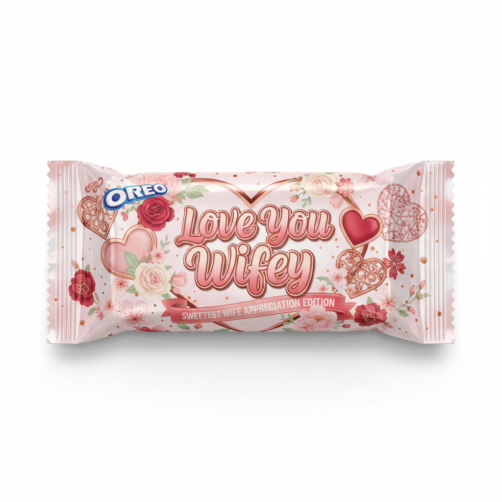 Love Wifey Oreo Wrapper