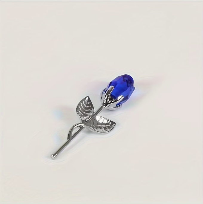 Crystal Rose Figurine – Elegant Gift & Décor